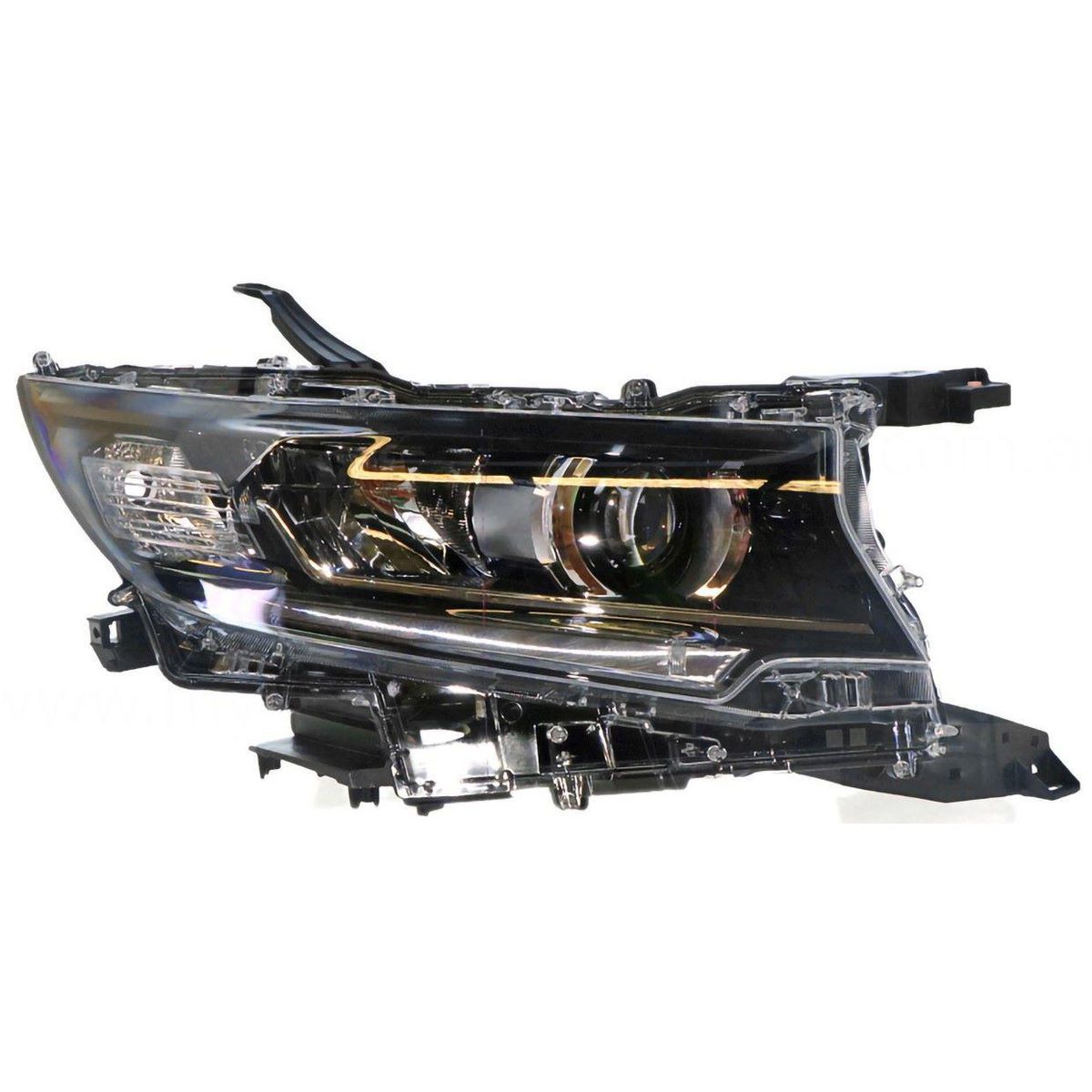 APG All Crash Bi-LED Head Lamp Drivers Side OEM suits Toyota Prado GDJ150R 2017 On TLI-21034RHG