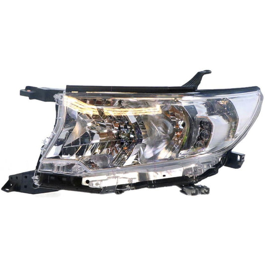 APG All Crash Halogen Head Lamp Passenger Side OEM Suits Toyota Prado GX GDJ150R 2017 to 2021 TLI-21035LHG