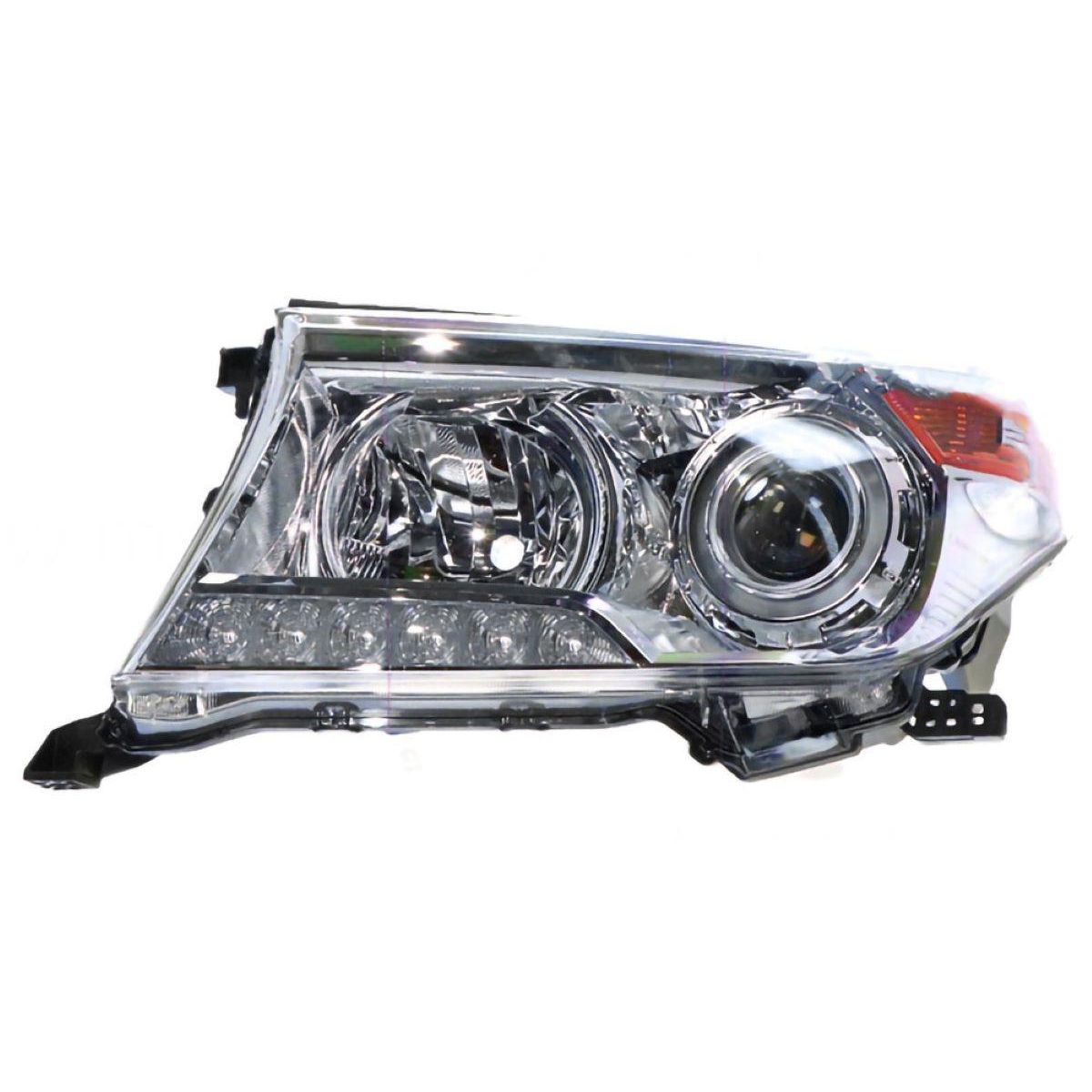 APG All Crash Xenon Head Lamp Passenger Side OEM suits Toyota Landcruiser 200 Series 2007 to 2015 TLJ-21031LHG