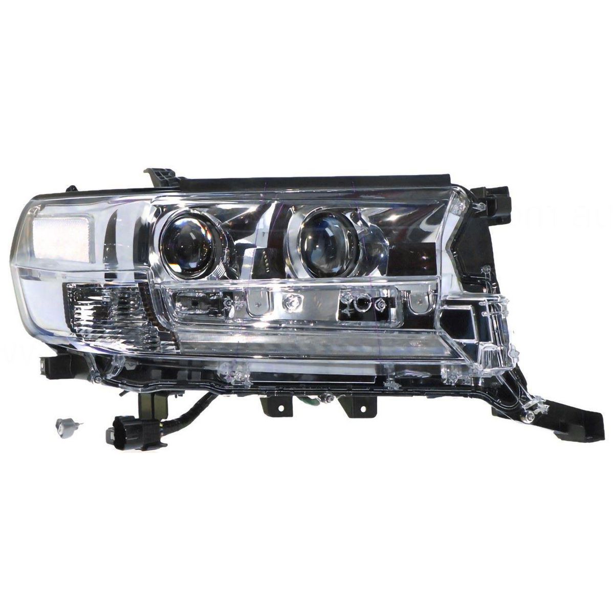 APG All Crash LED with Auto Levelling Head Lamp Drivers Side OEM suits Toyota Landcruiser GXL/Altitude 200 Series 2012 On TLJ-21033RHG