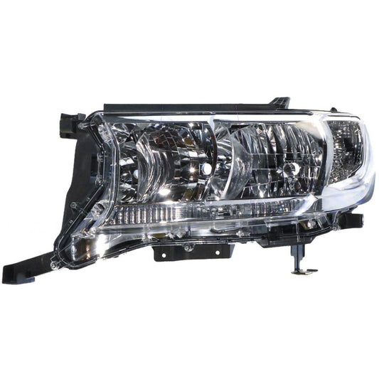 APG All Crash Halogen Head Lamp Passenger Side OEM Suits Toyota Landcruiser GX VDJ200 2015 to 2021 TLJ-21034LHG