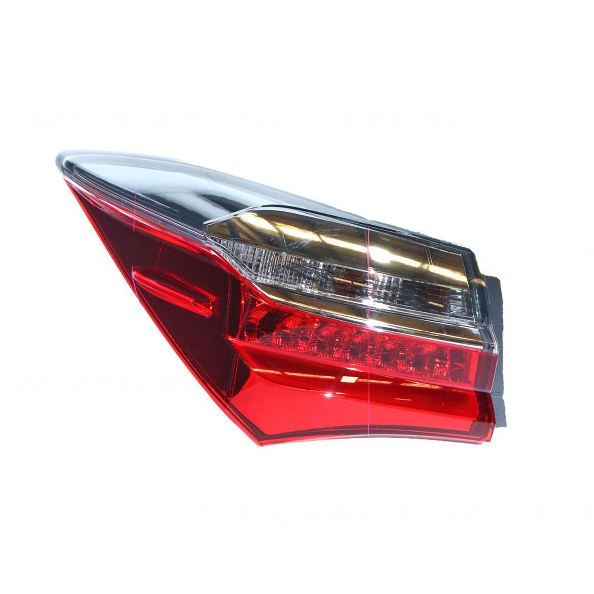 APG All Crash LED Tail Lamp Passenger Side OEM Suits Toyota Corolla ZRE172R 2013 to 2019 TCQ-21041LHG