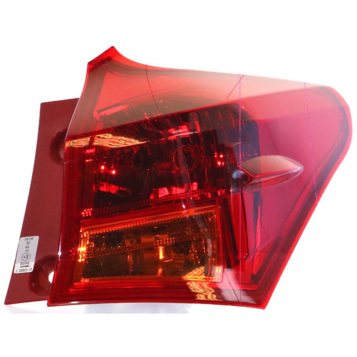 APG All Crash Tail Lamp Drivers Side Certified Suits Toyota Corolla ZRE182R 2012 to 2015 TCR-21040RHQ