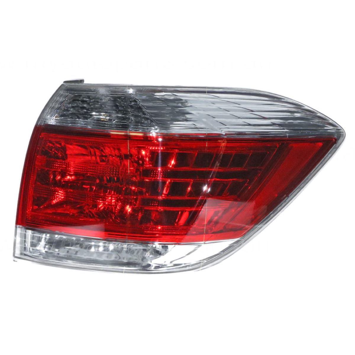 APG All Crash Tail Lamp Drivers Side OEM Suits Toyota Kluger GSU40R/GSU45R 2010 to 2013 TLM-21040RHG
