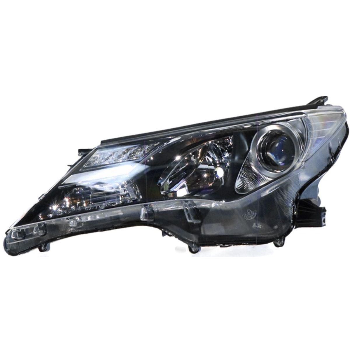 APG All Crash Halogen Head Lamp Passenger Side Certified Suits Toyota RAV4 GX 2012 to 2015 TVD-21030LHQ