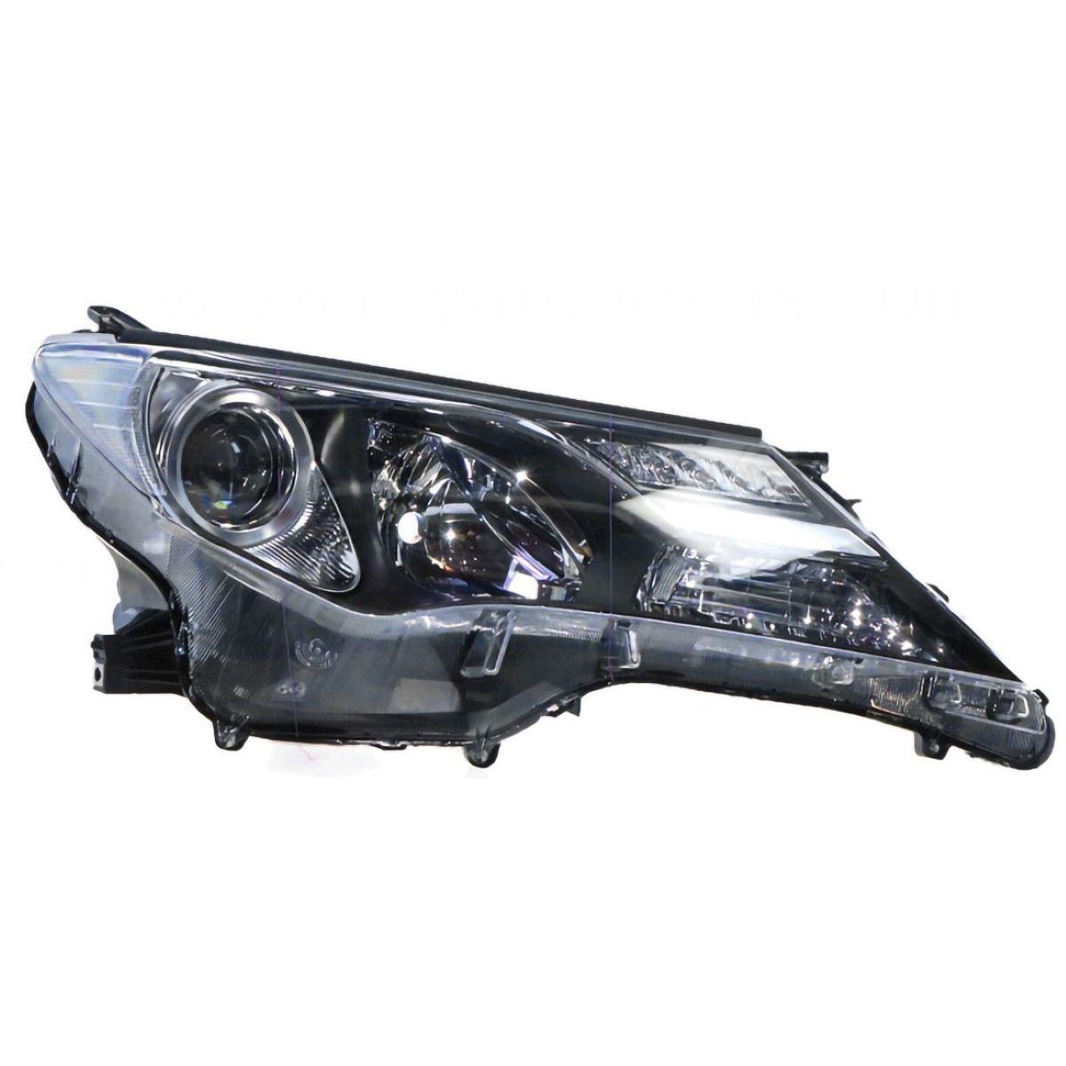 APG All Crash Halogen Head Lamp Drivers Side Certified Suits Toyota RAV4 GX 2012 to 2015 TVD-21030RHQ