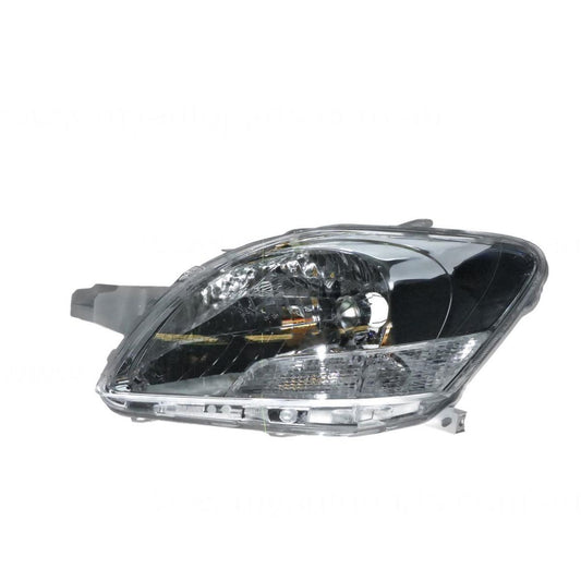 APG All Crash Halogen Manual Adjust Head Lamp Passenger Side OEM Suits Toyota Yaris NCP93R 2006 to 2016 TYS-21030LHG