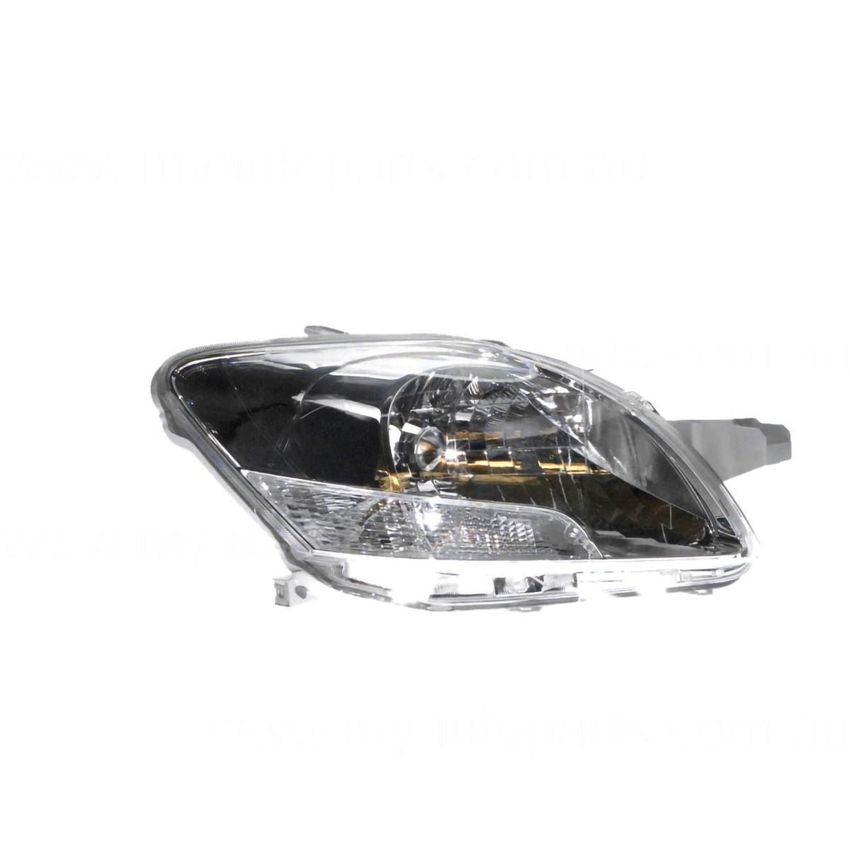 APG All Crash Halogen Manual Adjust Head Lamp Drivers Side OEM Suits Toyota Yaris NCP93R 2006 to 2016 TYS-21030RHG