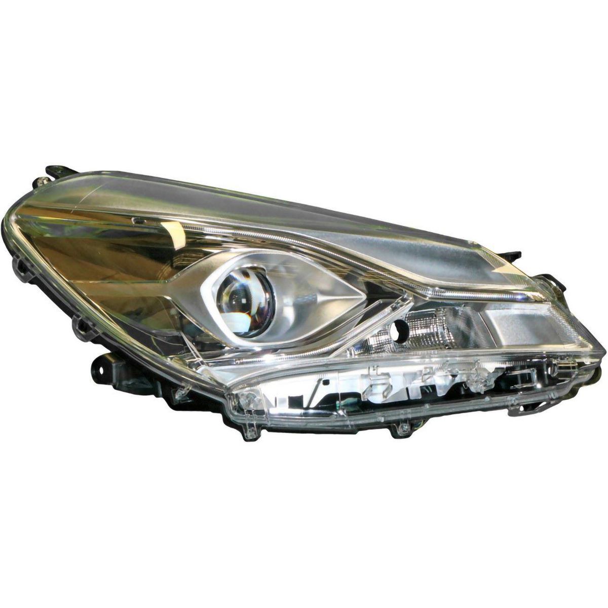 APG All Crash LED Head Lamp Drivers Side OEM Suits Toyota Yaris ZR NCP131 2017 to 2020 TYT-21035RHG