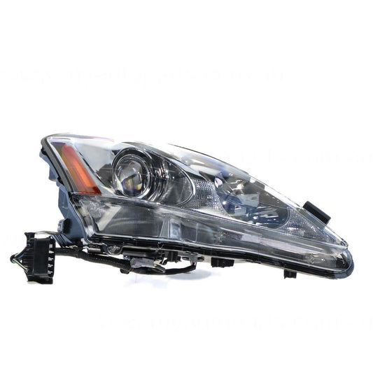 APG All Crash Halogen Head Lamp Drivers Side OEM Suits Lexus IS250 Prestige GSE20 2010 to 2013 TZP-21032RHG