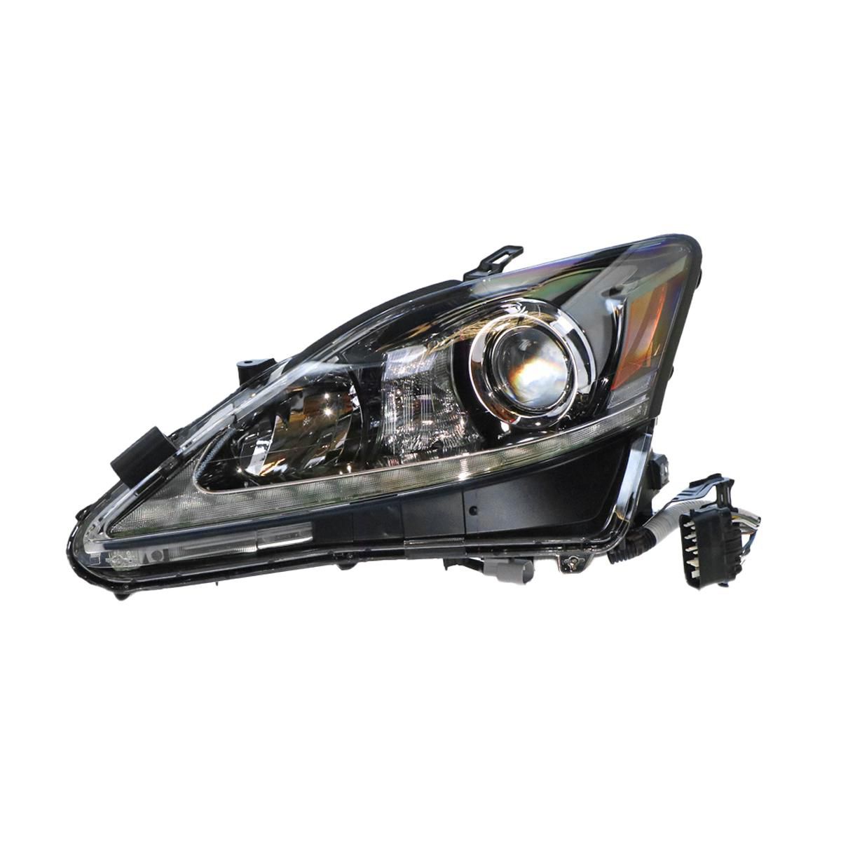 APG All Crash Xenon Head Lamp Passenger Side Genuine suits Lexus IS 2011 to 2014 TZP-21034LHG