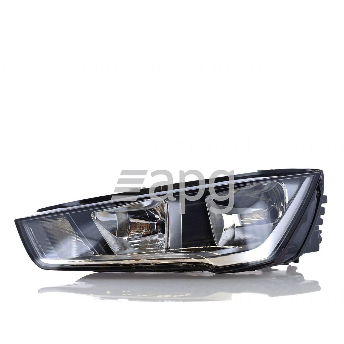 APG All Crash Audi A1 Certified Aftermarket Head Lamp Passenger Side 06/2015 to 08/2019 - 8XA941003A UAAA-21034LHQ
