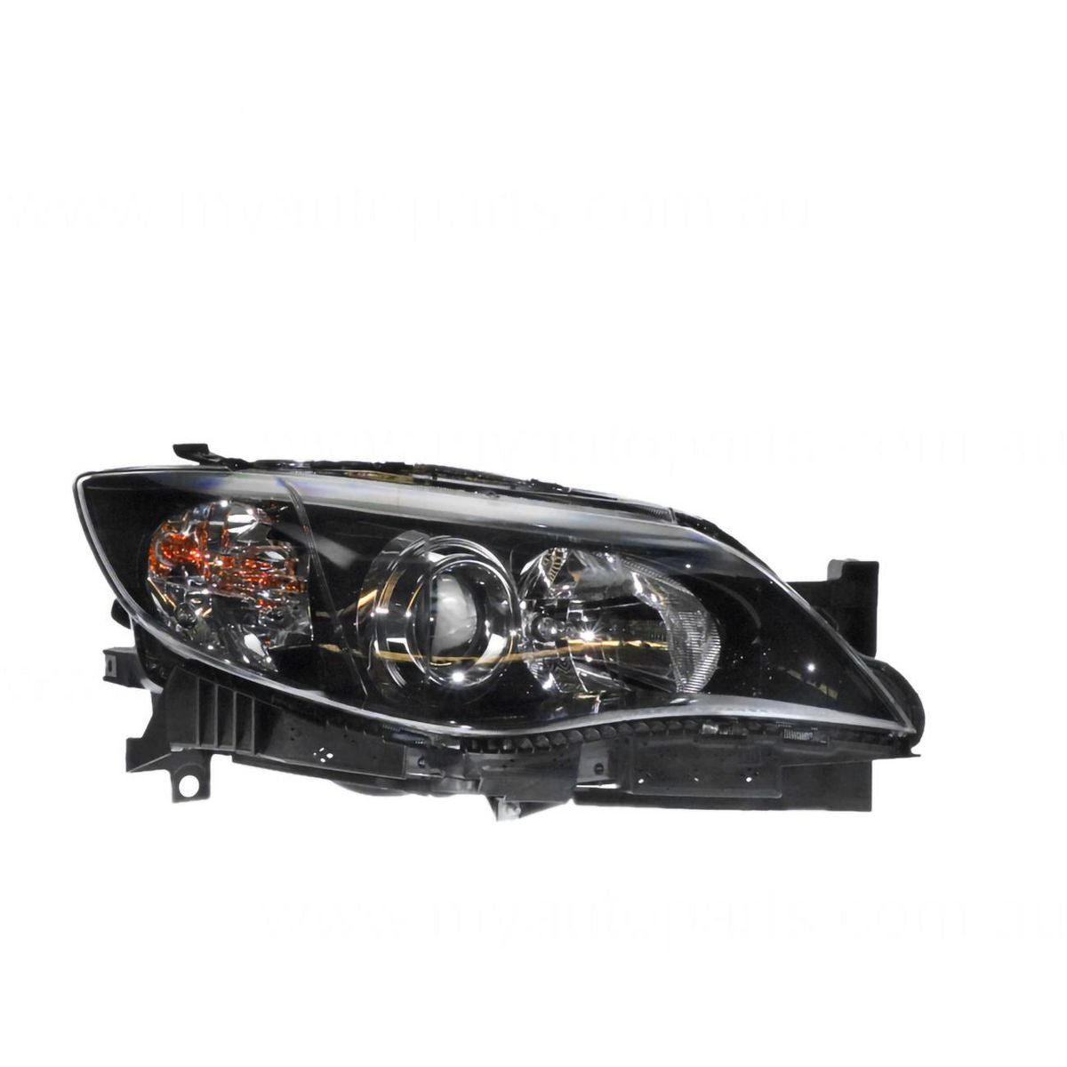 APG All Crash Black Head Lamp Drivers Side OEM suits Subaru Impreza/WRX/STi 2007 to 2014 UIF-21030RHG