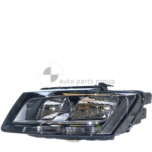 APG All Crash Halogen Head Lamp Passenger Side OEM Suits Audi Q5 8R 3/2009 to 11/2012 UQB-21030LHG