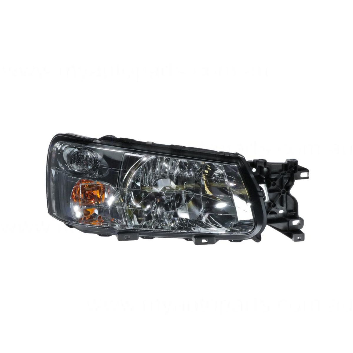 APG All Crash Chrome Head Lamp Drivers Side OEM suits Subaru Forester SG 2002 to 2005 UZE-21030RHG