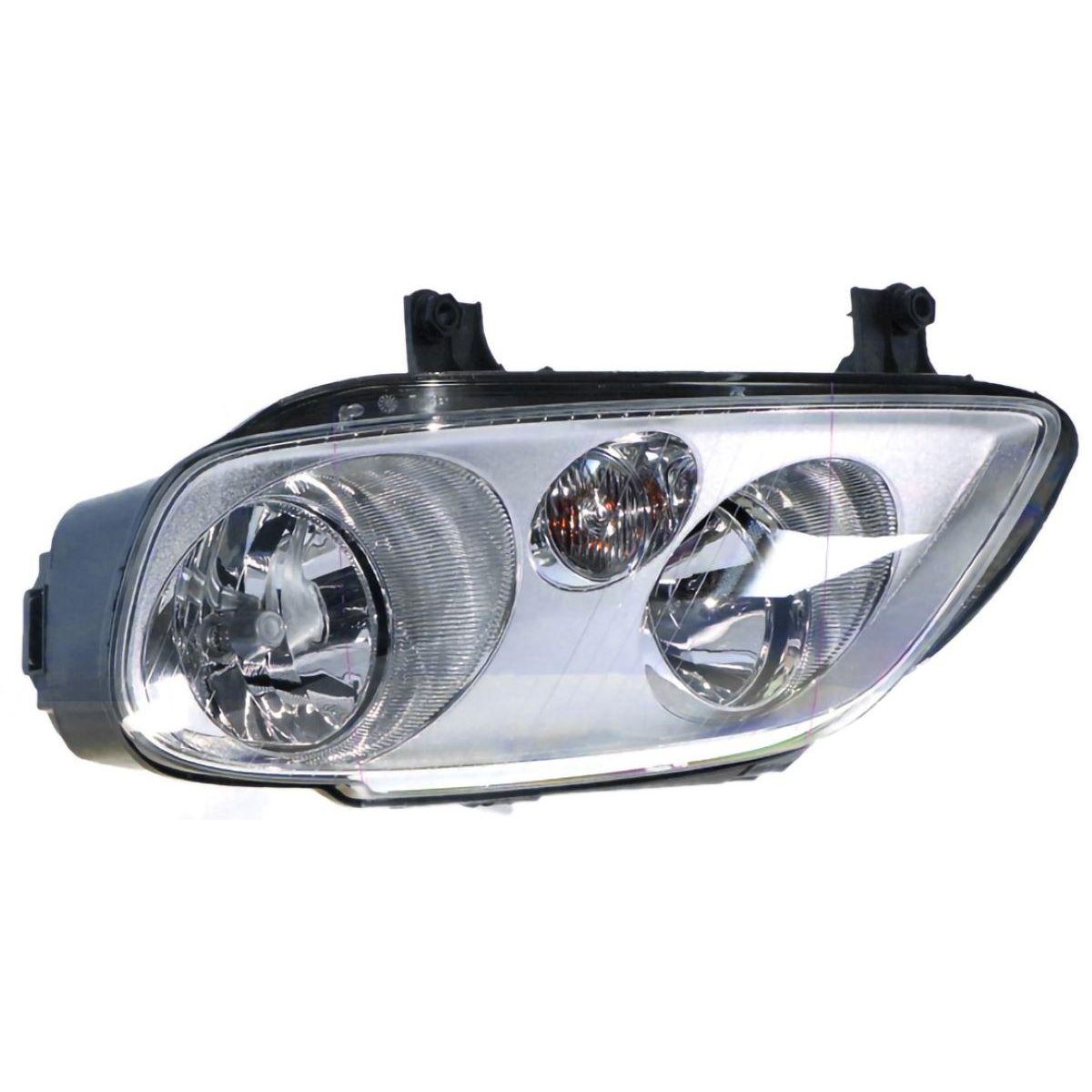 APG All Crash Halogen Manual Adjust Head Lamp Passenger Side OES Suits Volkswagen Caddy 2K 2005 to 2010 VCA-21030LHP