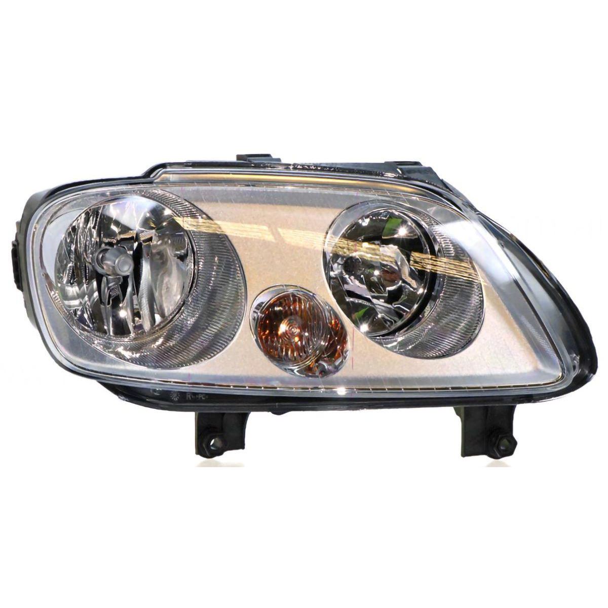 APG All Crash Halogen Manual Adjust Head Lamp Drivers Side OES Suits Volkswagen Caddy 2K 2005 to 2010 VCA-21030RHP