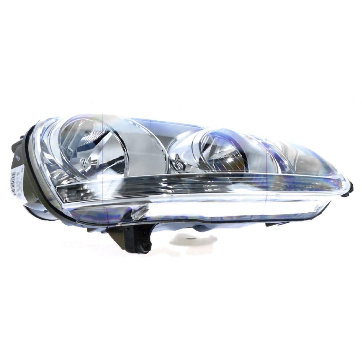 APG All Crash Chrome Head Lamp Drivers Side OES suits Volkswagen Golf/Jetta 2004 to 2011 VGF-21031RHP