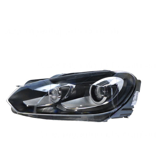APG All Crash Xenon Chrome Head Lamp Passenger Side OES Suits Volkswagen Golf MK 6 2009 to 2013 VGH-21031LHP