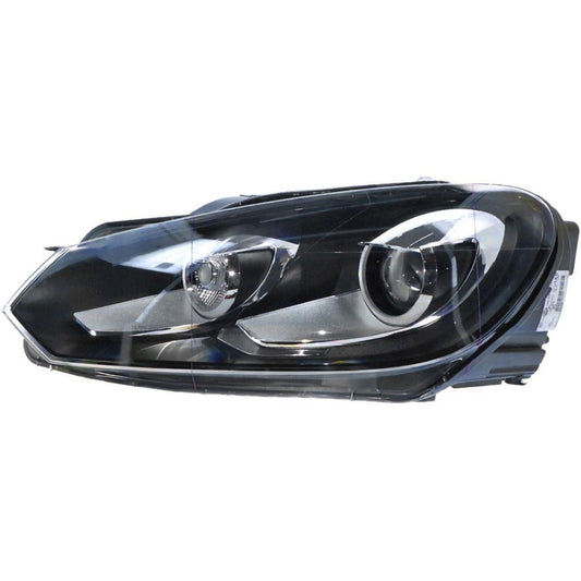 APG All Crash Xenon Chrome Head Lamp Passenger Side OES Suits Volkswagen Golf MK 6 2009 to 2013 VGH-21031LHP