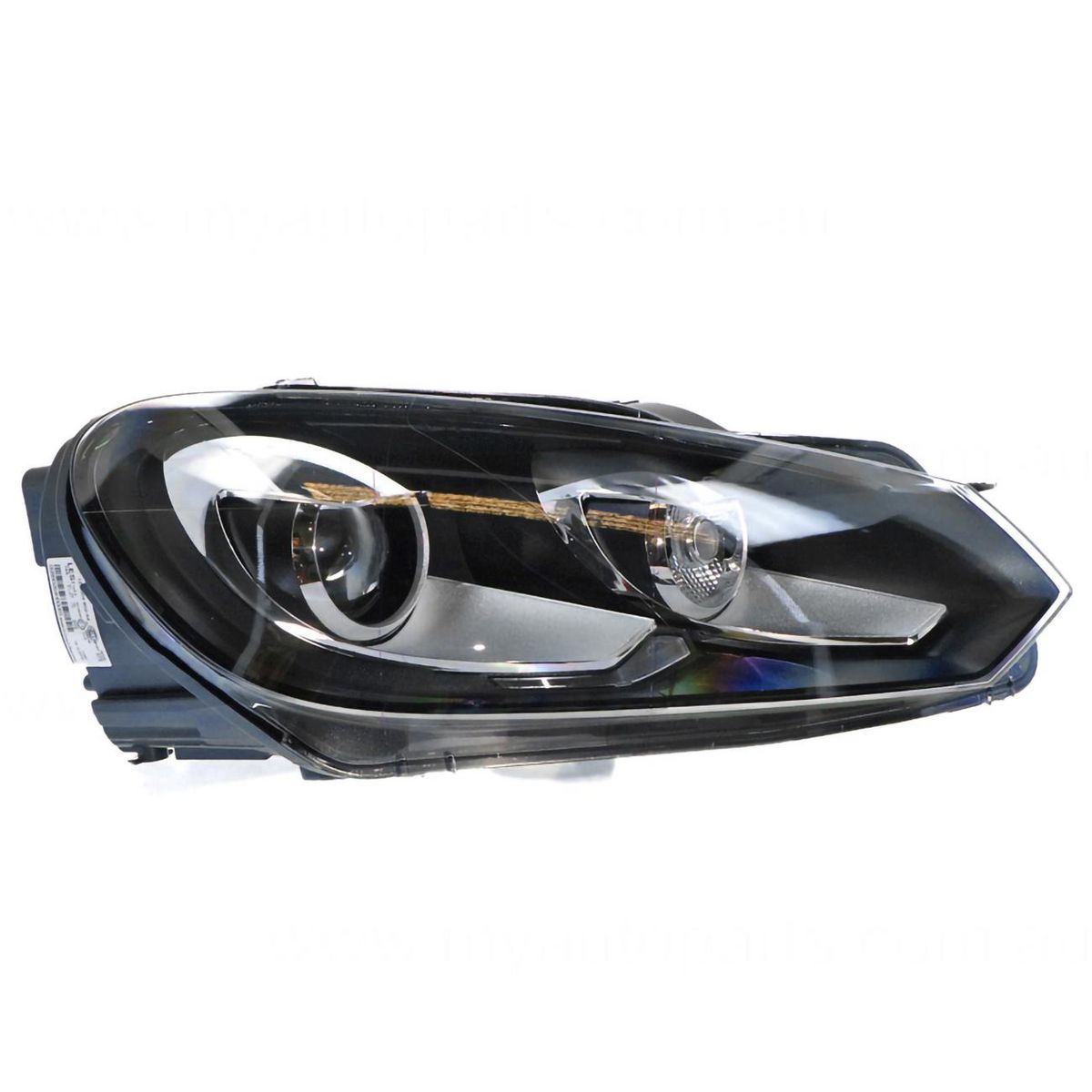 APG All Crash Xenon Chrome Head Lamp Drivers Side OES  Suits Volkswagen Golf MK 6 2009 to 2013 VGH-21031RHP