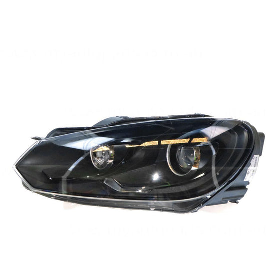 APG All Crash Xenon Black Head Lamp Passenger Side Genuine Suits Volkswagen Golf R MK 6 6/2010 to 3/2013 VGH-21032LHG
