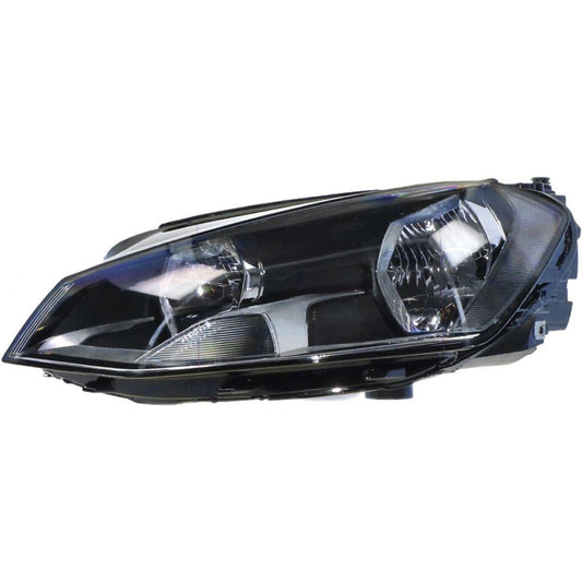 APG All Crash Halogen Manual Adjust Head Lamp Passenger Side Certified Suits Volkswagen Golf MK 7 2013 to 2017 VGI-21030LHQ