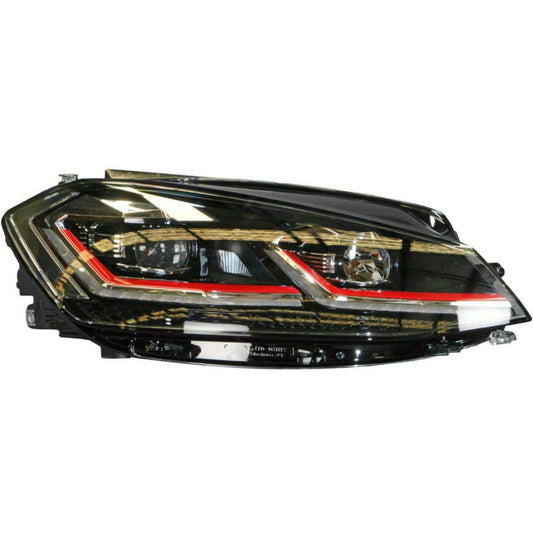 APG All Crash LED Head Lamp Drivers Side OEM Suits Volkswagen Golf GTi MK 7 2017 On VGJ-21032RHG