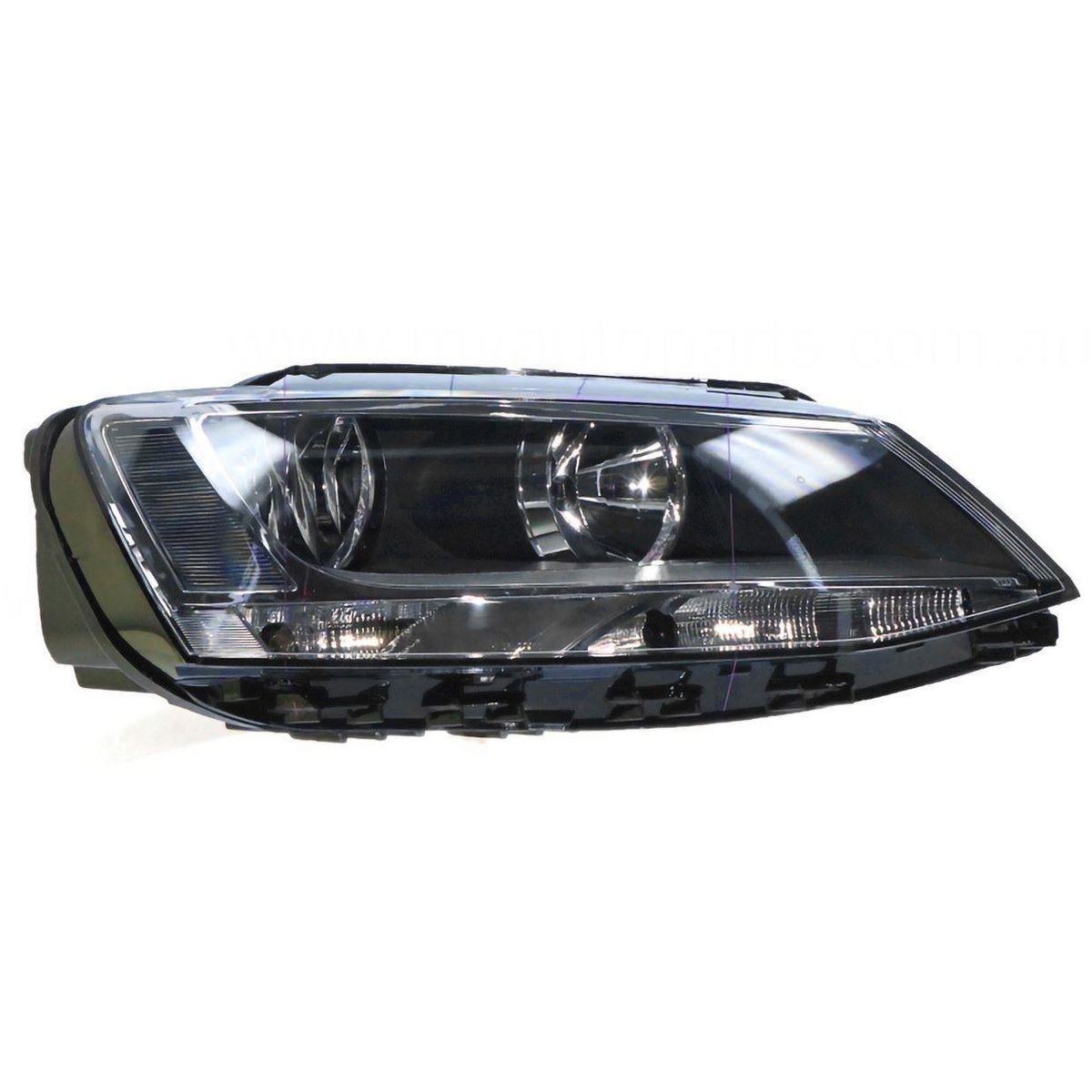 APG All Crash Halogen Manual Adjust Head Lamp Drivers Side Certified Suits Volkswagen Jetta 1B 2011 to 2017 VJU-21030RHQ