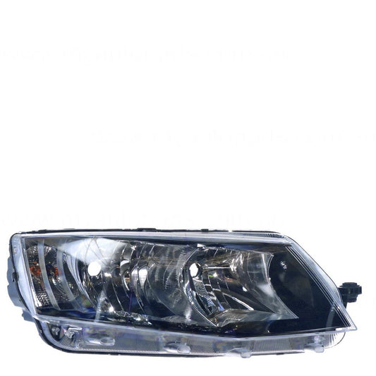 APG All Crash Halogen Electric Adjust Head Lamp Drivers Side Certified Suits Skoda Octavia NE 2013 to 2017 VKB-21030RHQ