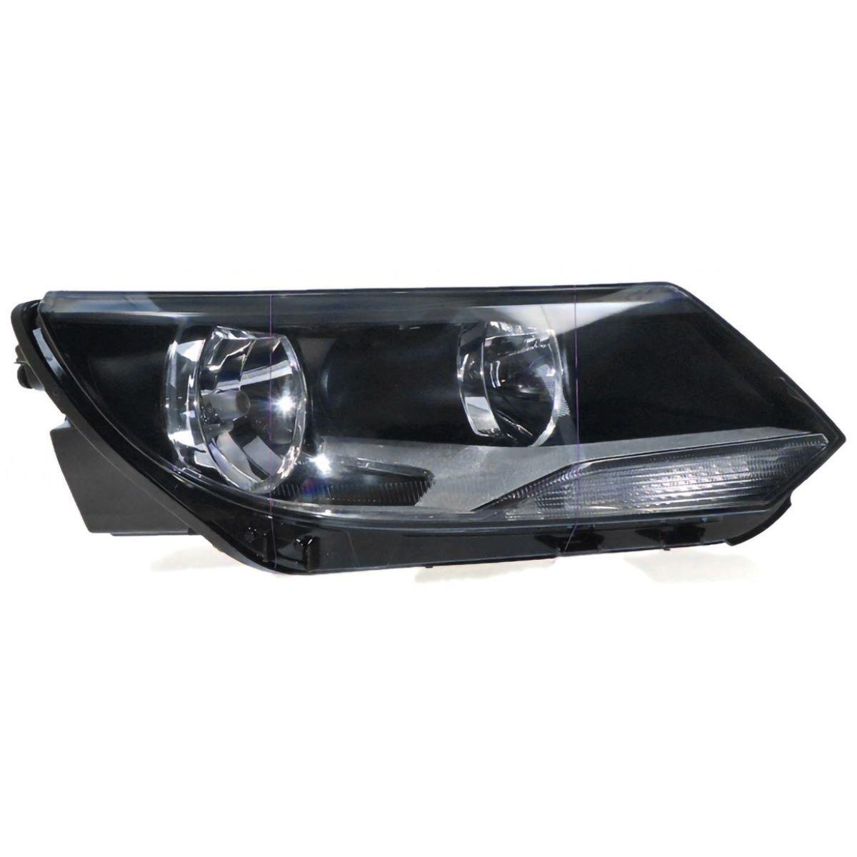 APG All Crash Halogen Electric Adjust Head Lamp Drivers Side Certified Suits Volkswagen Tiguan 5N 2011 to 2016 VNA-21032RHQ