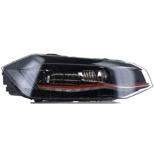 APG All Crash LED Head Lamp Drivers Side OEM Suits Volkswagen Polo AW 2018 to 2021 VOH-21031RHG