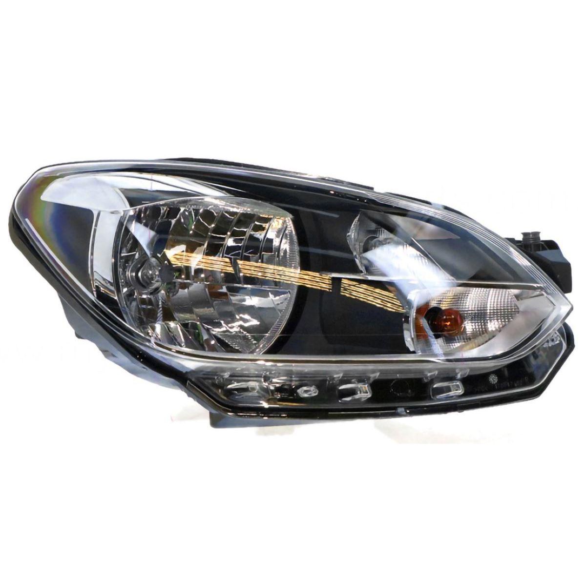 APG All Crash Halogen Electric Adjust Head Lamp Drivers Side OES Suits Volkswagen Up AA 2012 to 2014 VUA-21030RHP