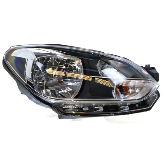 APG All Crash Halogen Electric Adjust Head Lamp Drivers Side OES Suits Volkswagen Up AA 2012 to 2014 VUA-21030RHP