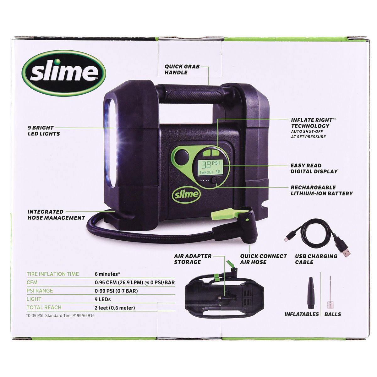 Slime Cordless Tyre Inflator 40080