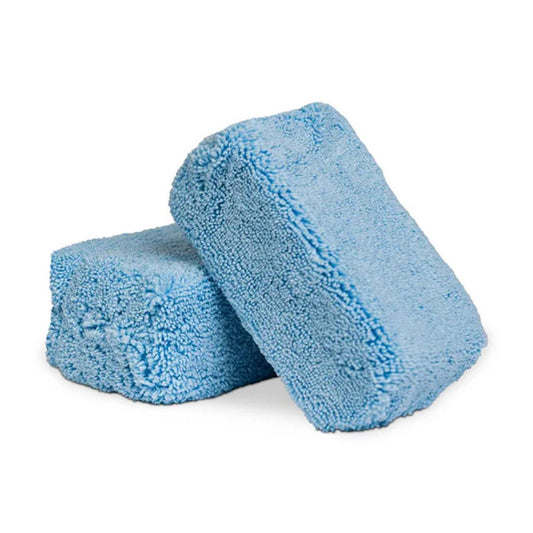 Chemical Guys Premium Grade Microfiber Applicators, Blue 2Pk