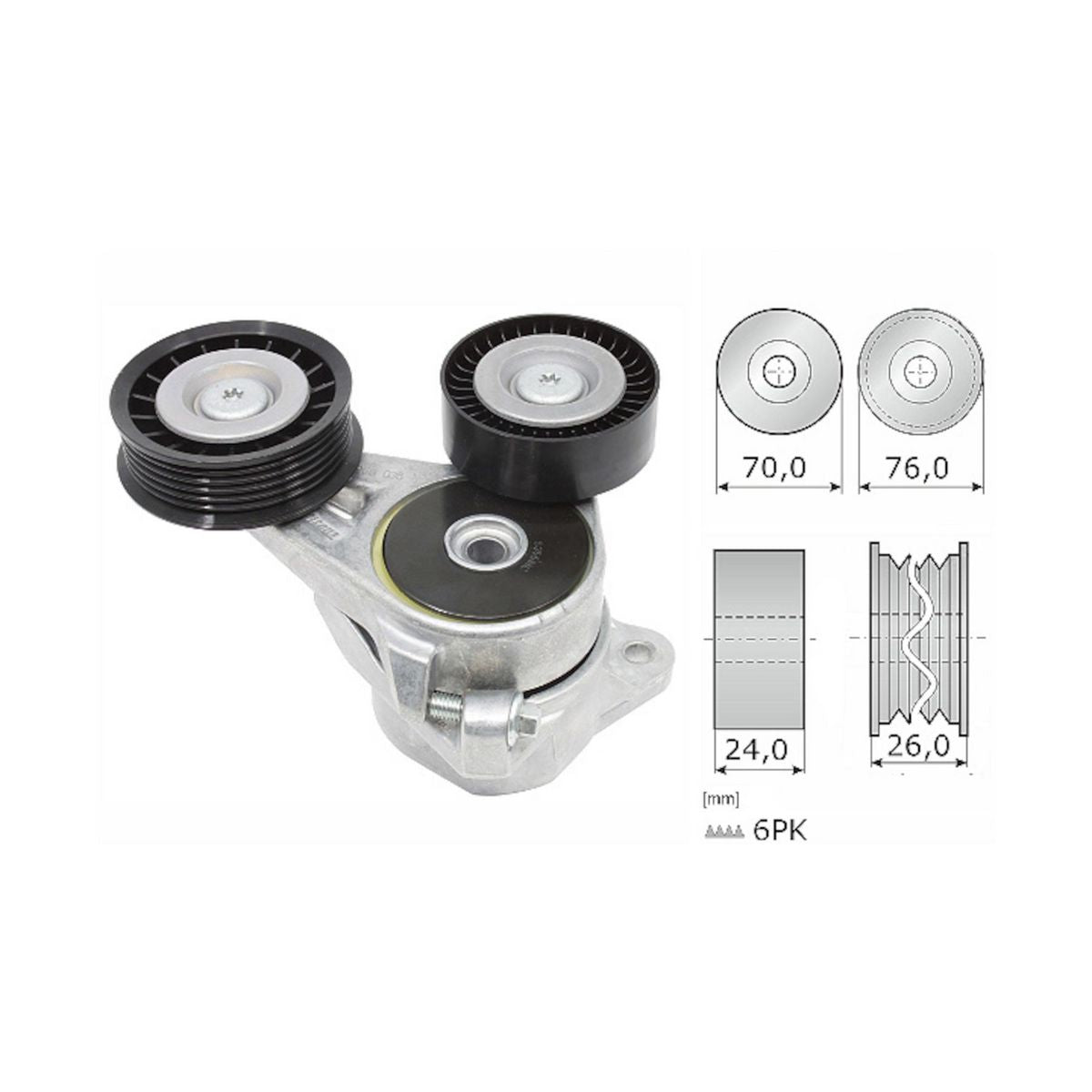 INA Belt Tensioner 534 0309 10