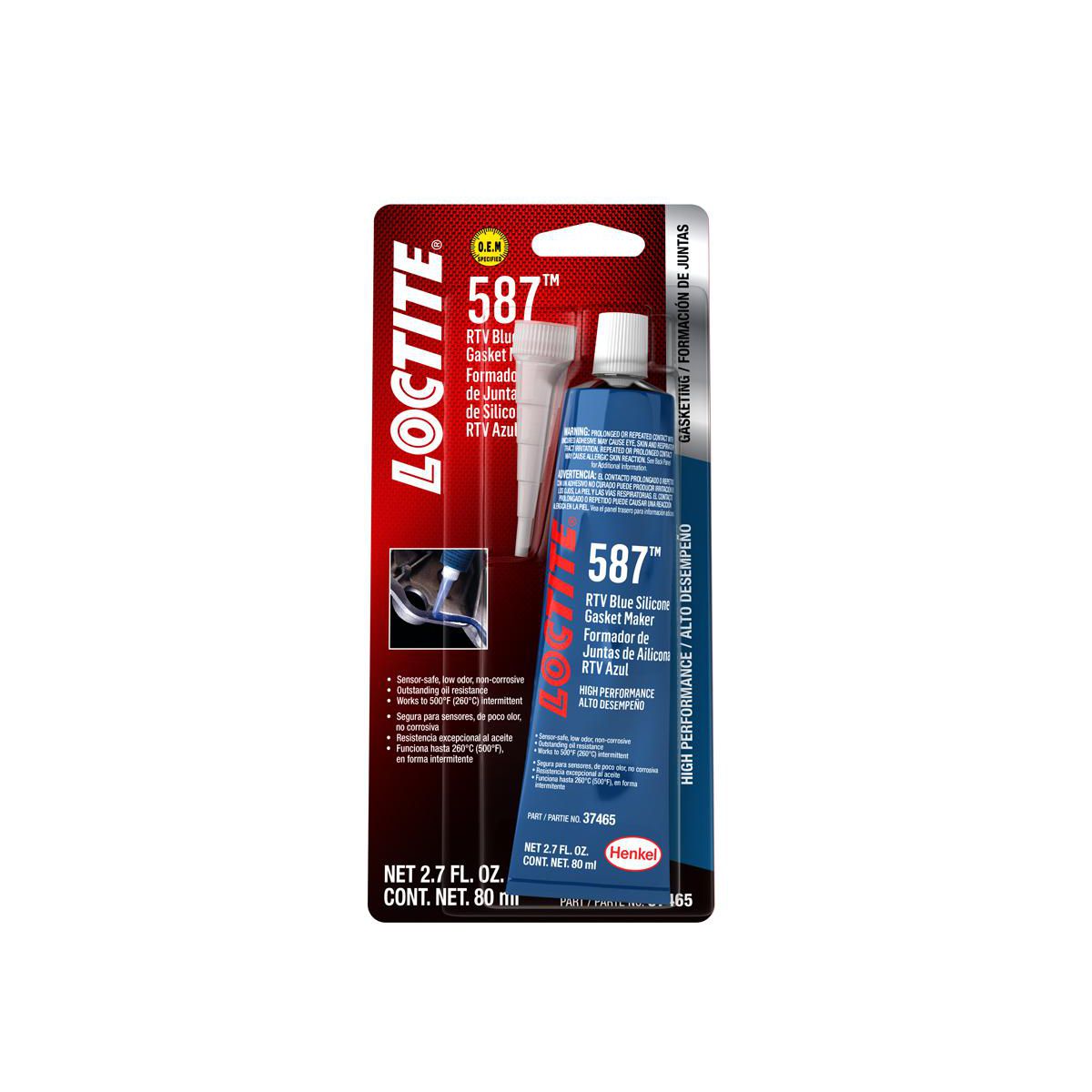 Loctite Si 587 - Silicone - Blue - 80Ml 491983