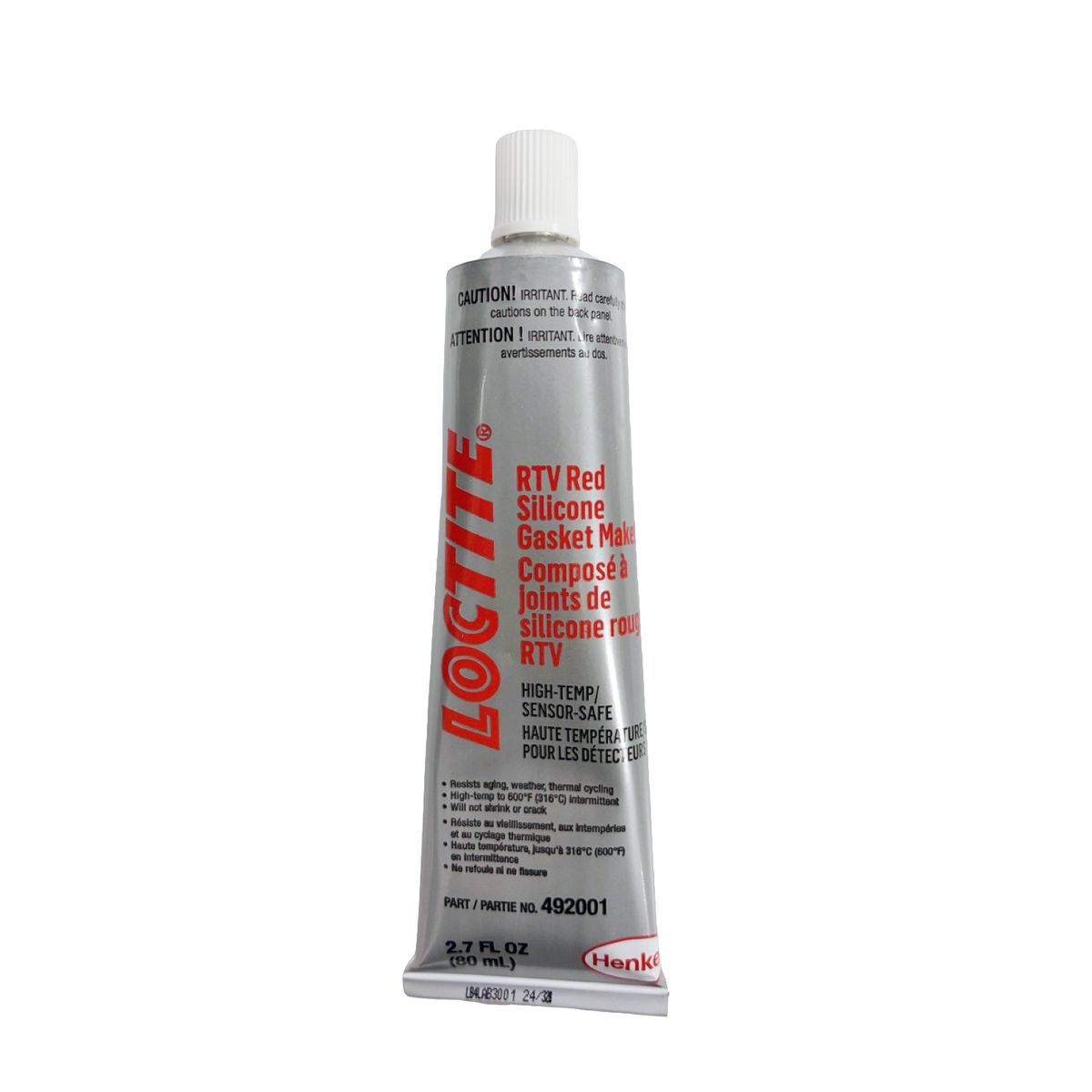 Loctite Si 596 - Silicone - Red - 80Ml 492001