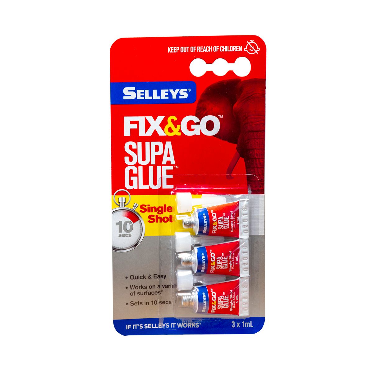 Selleys Fix 'N' Go Single Shot Triple Pack 103449