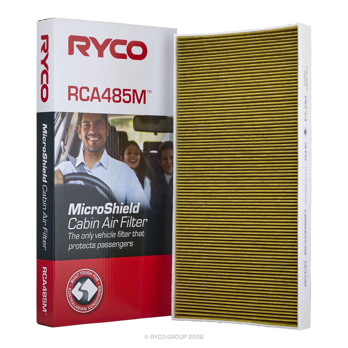 Ryco Cabin Air Filter - Microshield RCA485M