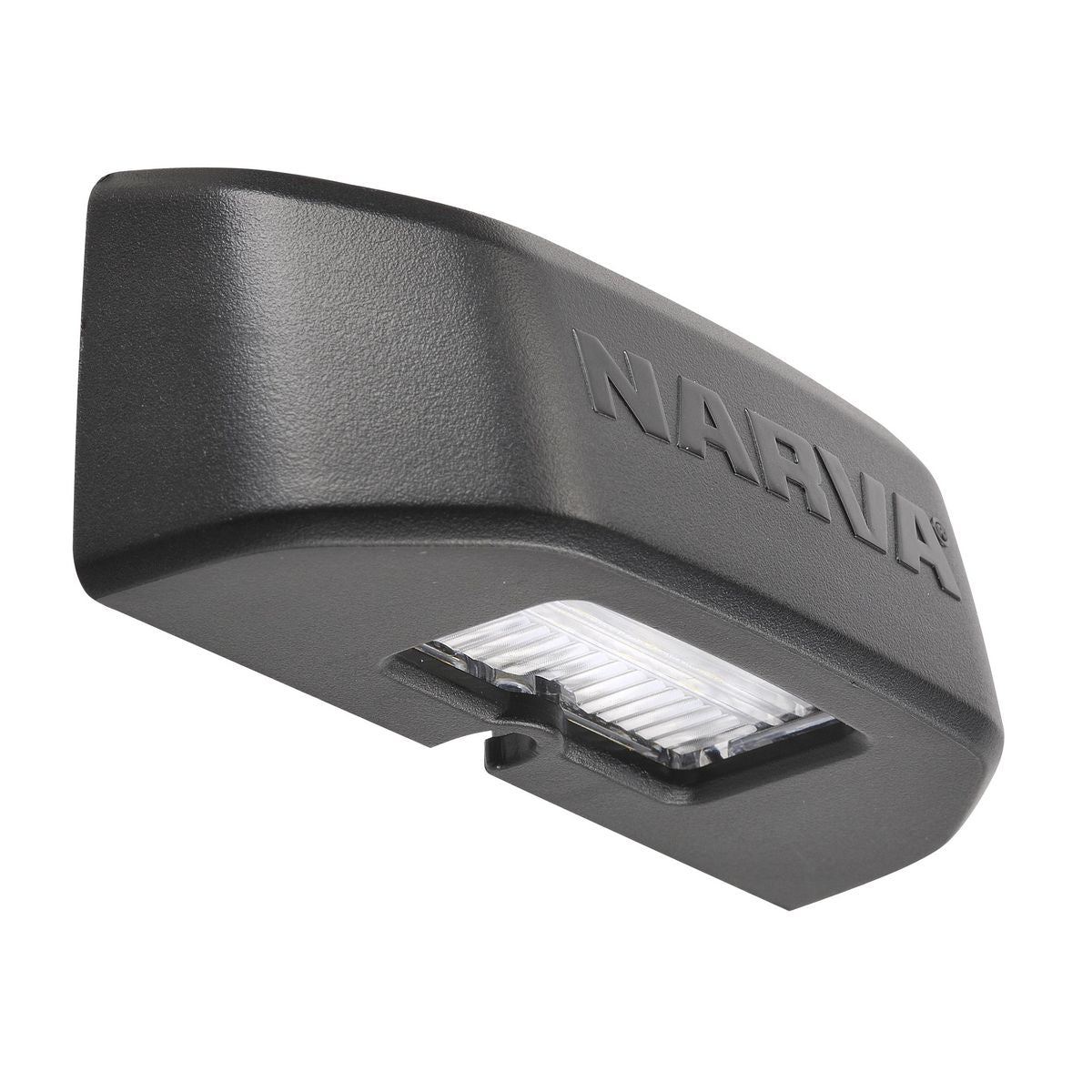 Narva 9-33 Volt LED License plate lamp in Charcoal Black housing and 0.5m cable - Bulk pack 10 96862/10