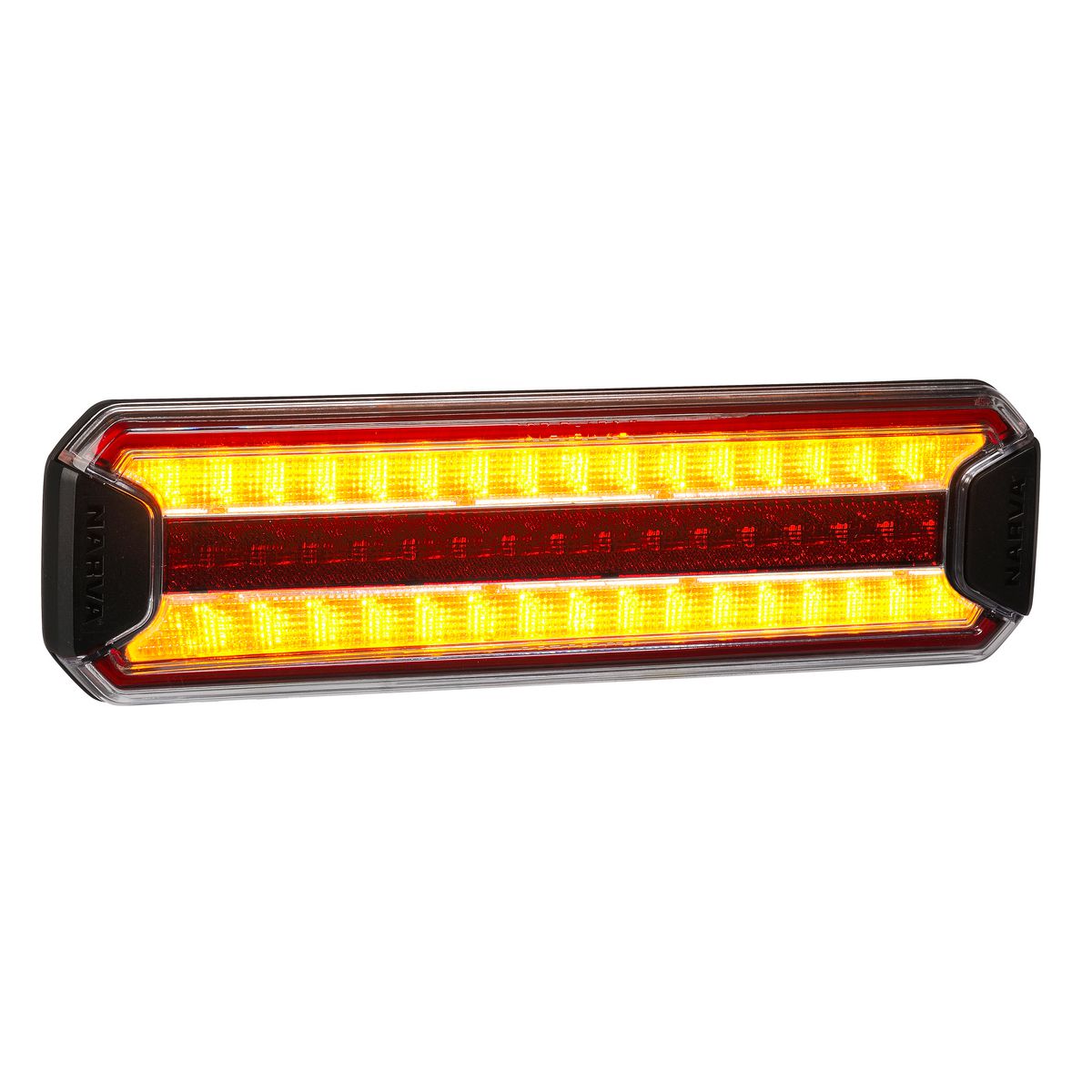 Narva 9-33 Volt LED Rear Stop/Tail and direcion indicator with in built retro reflector and 0.5m hard wired cable 97302