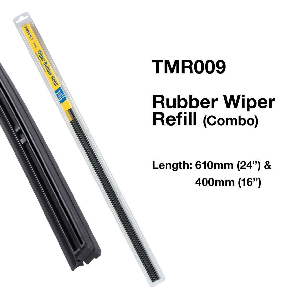 Tridon Wiper Rubber Combo 24In & 17In TMR009