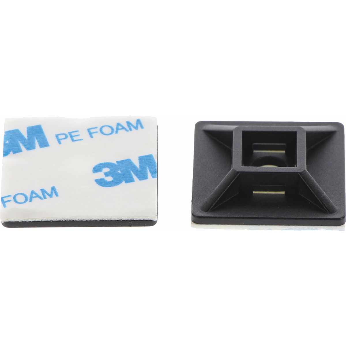OEX Black Cable Tie Mounts 28X28mm - 25 Pc ACX1322-25