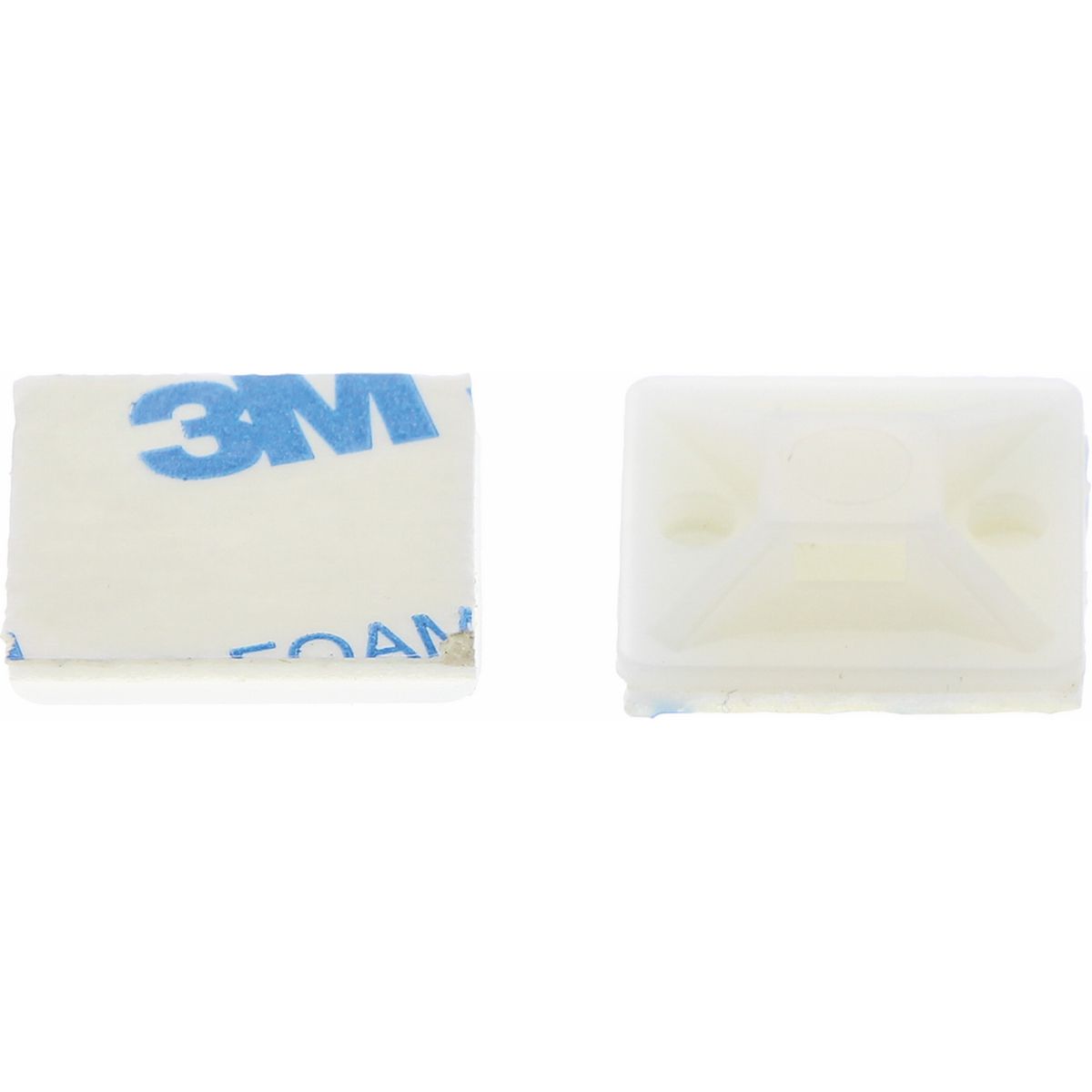 OEX White Cable Tie Mounts 19X19mm - 100 Pc ACX1324W-100