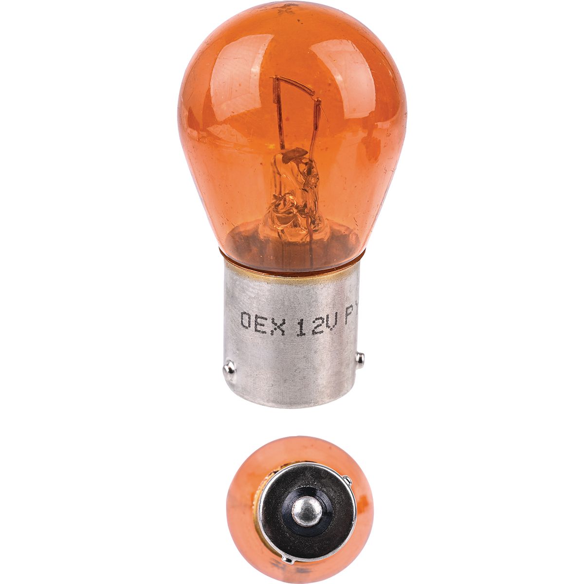 OEX 12V 21W Py21W Amber Baynet Globe - BAU15S GLX23824