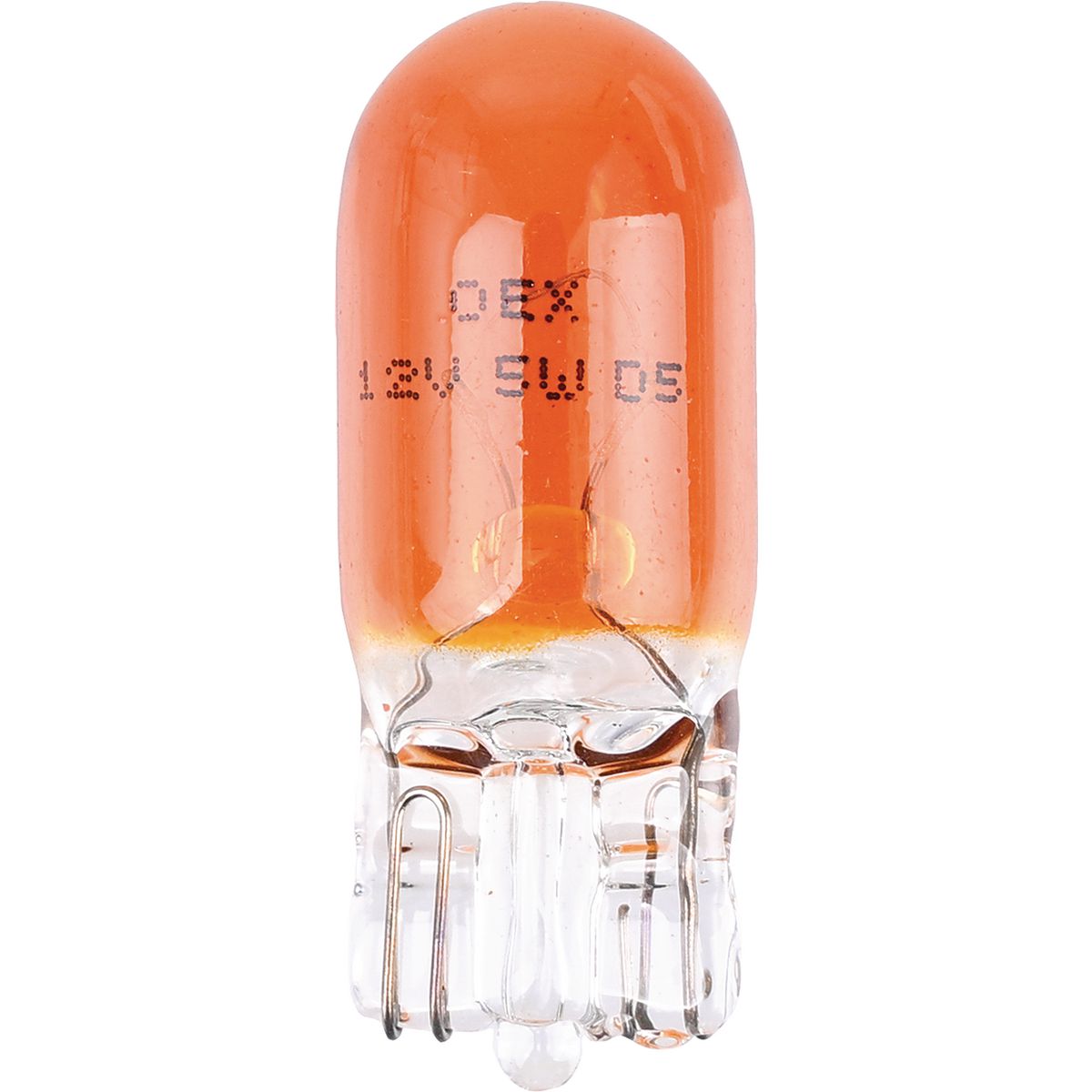 OEX 12V 5W WY5W Amber Wedge Globe - W2.1X19.5D GLX24010
