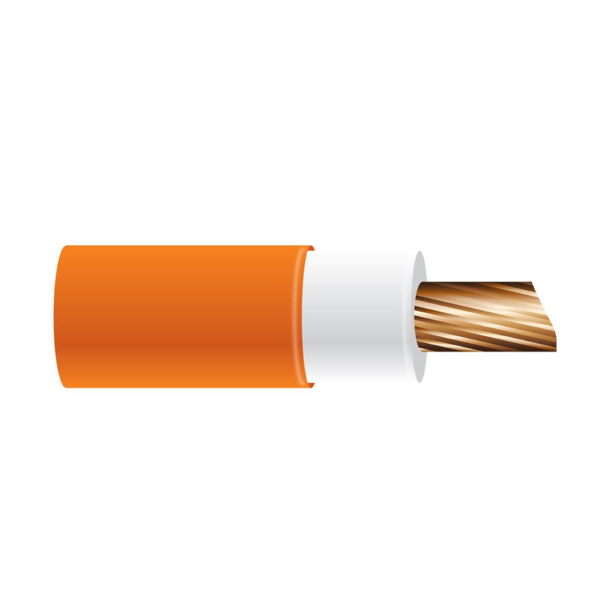 OEX 0 B&S 50mm Highflex WELDFLEX (Welding) Cable, Orange - 50m Roll ACX0853HF