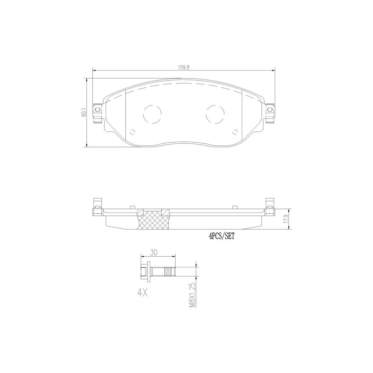 Brembo Brake Pad P59082N